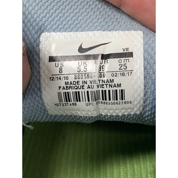 Nike Women's Size 8 Air Zoom Pegasus 34 Flywire Running Shoes 880560-400 Gray - Picture 6 of 10